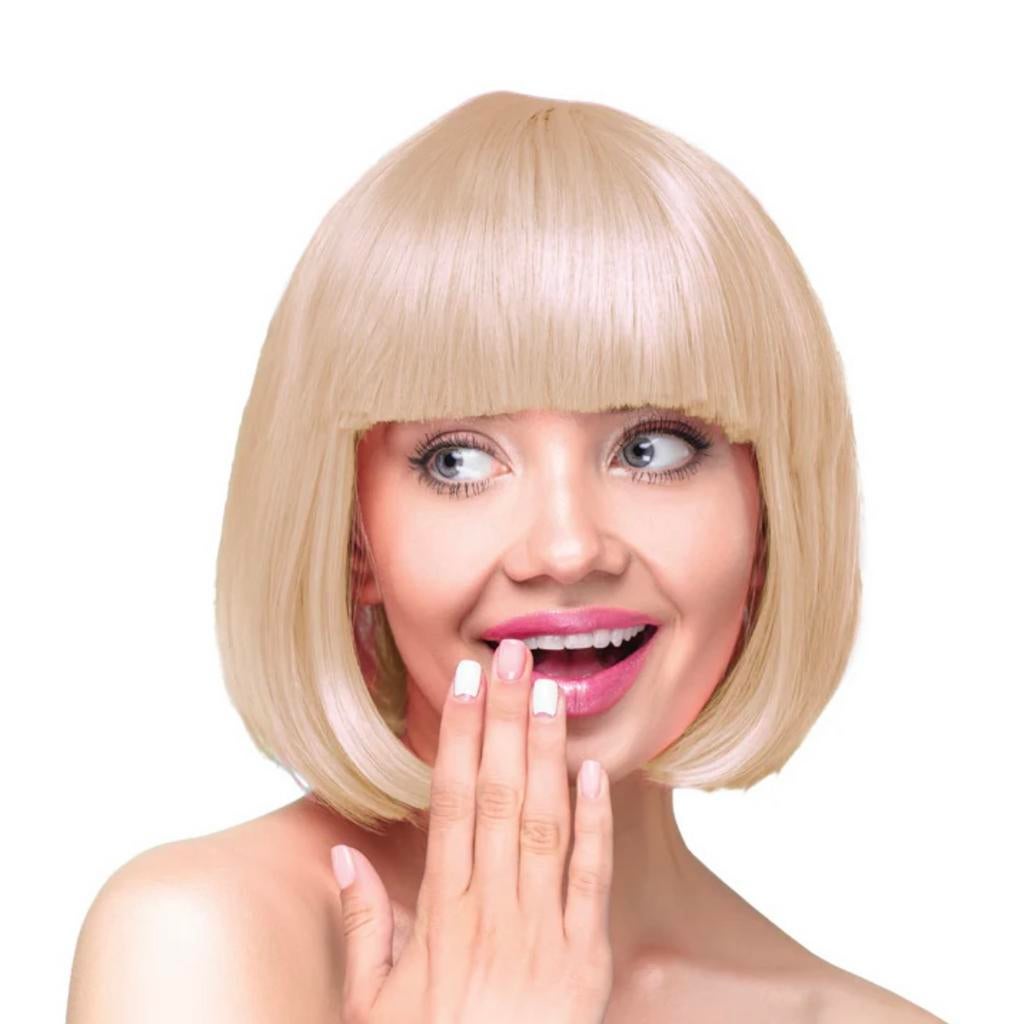 Pruik bob blonde, Ophalen of Verzenden, Nieuw