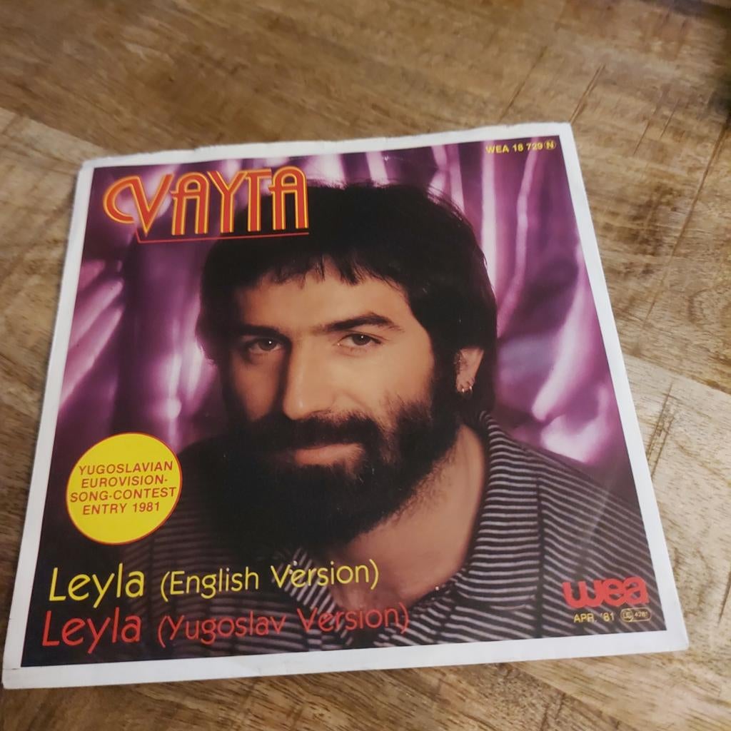 Vayta (Eurovisie Songfestival) / leyla, Ophalen of Verzenden, Zo goed als nieuw