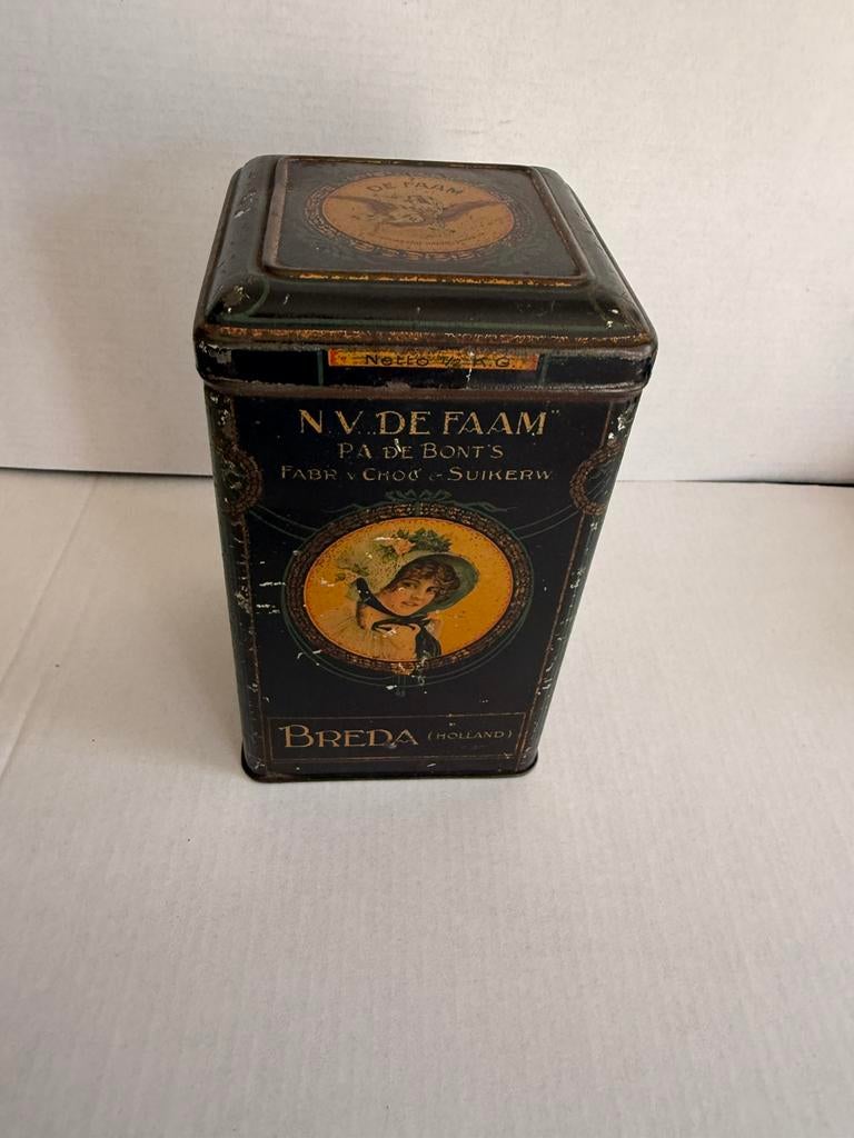 De FAAM cacaoblik 500 gram, Ophalen of Verzenden, Gebruikt, Overige