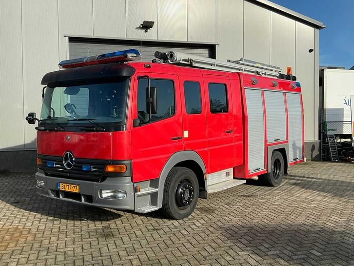 2002 Mercedes-benz Atego tankautospuit, Auto's, Bestelauto's, Bedrijf, Mercedes-Benz, Diesel, Euro 3, Automaat, Origineel Nederlands
