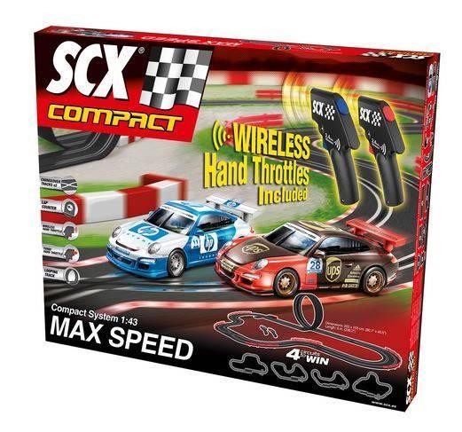 SCX Racebaan Max Speed, Kinderen en Baby's, Speelgoed | Racebanen, Nieuw, Racebaan, Elektrisch, Overige merken, Met looping, Zelf te bouwen