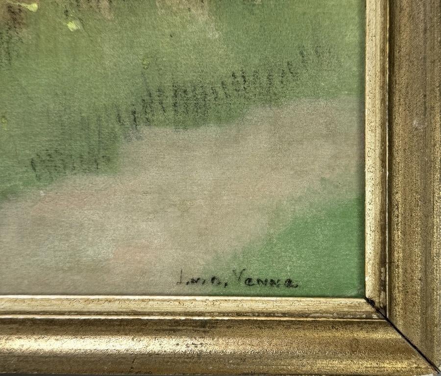 1294. Aquarel, Jan Simon Knikker jr. – landschap, ca.1950, Antiek en Kunst, Ophalen of Verzenden