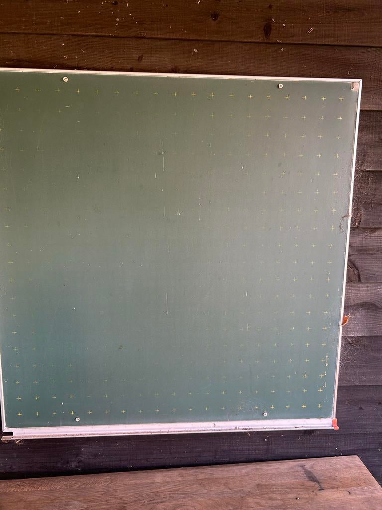 Schoolbord  1m x 1m, Diversen, Schoolborden, Ophalen of Verzenden, Gebruikt, Krijtbord