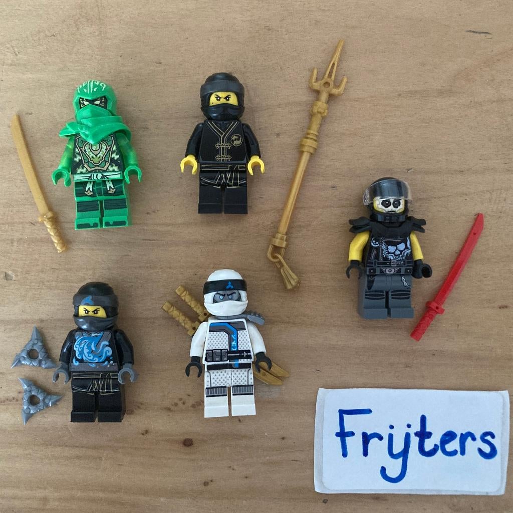5 LEGO Ninjago minifigures, Lego, Compleet, Ophalen of Verzenden, Zo goed als nieuw