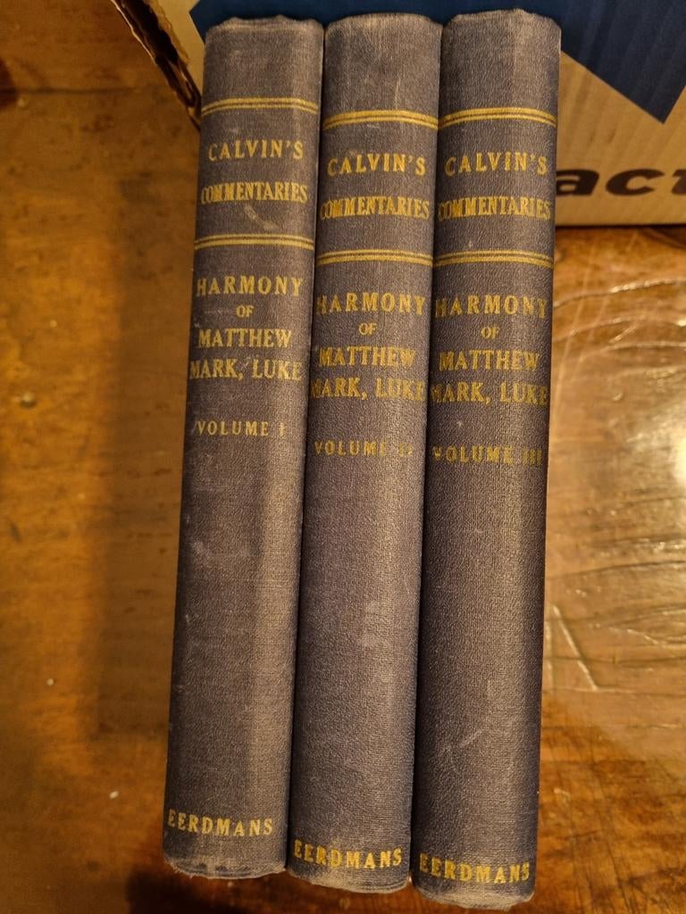 Calvin's Commentaries Harmony of Matthew Mark Luke, Boeken, Ophalen of Verzenden, Gelezen, John Calvin