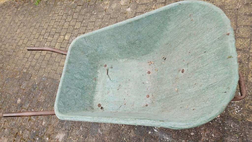 Groene kruiwagen, Ophalen of Verzenden, Gebruikt