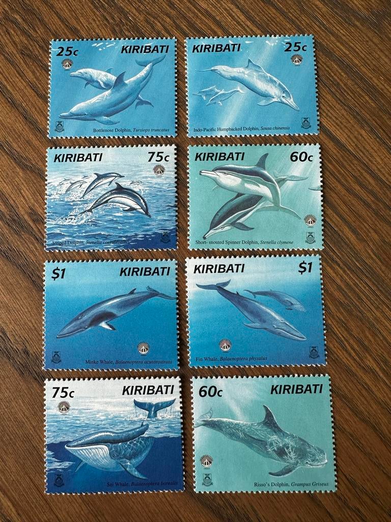Kiribati 1994 walvissen en dolfijnen postfris, Ophalen of Verzenden, Postfris