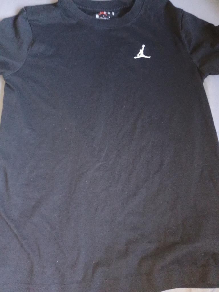 Jordan shirtje maat 132-137 cm, Zwart, Overige maten, Ophalen of Verzenden, Zo goed als nieuw