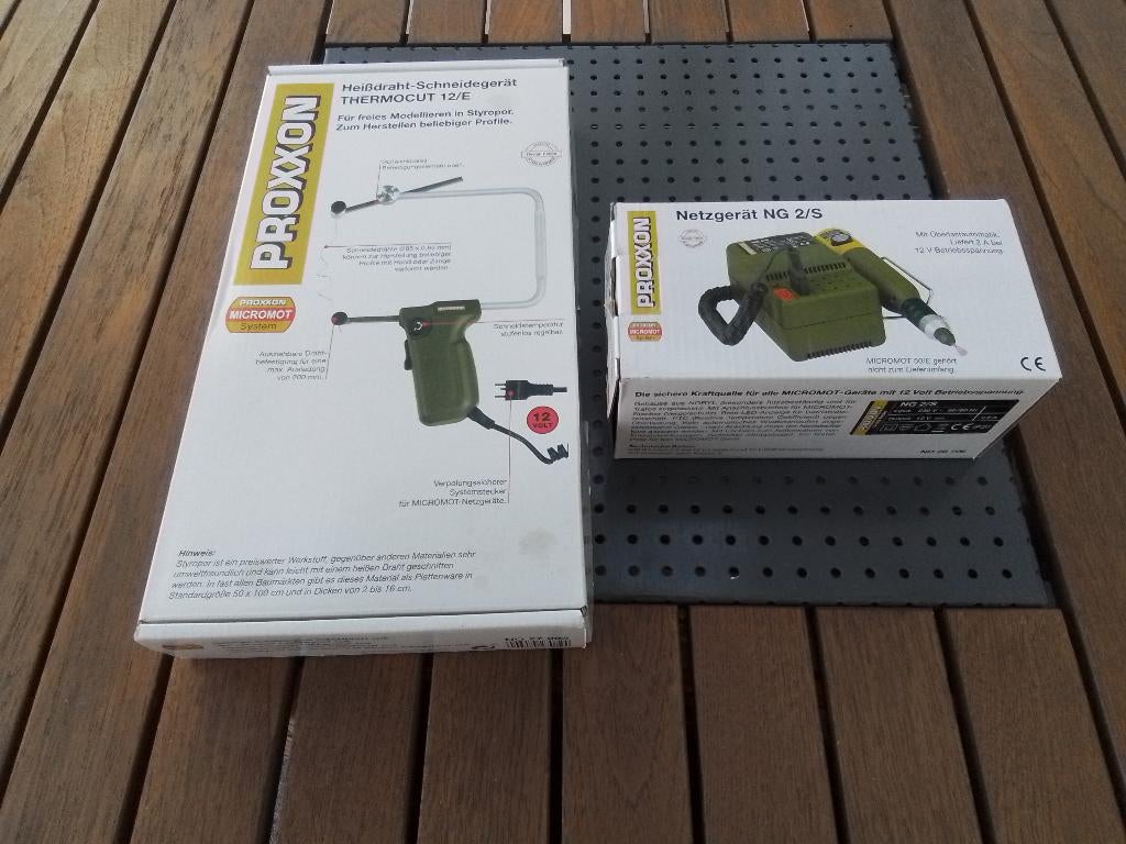 Proxxon Hetedraadsnijder + Proxxon  12 v Trafo., Ophalen, Nieuw, Groter dan 1:32