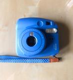 Instax Mini 9 Fujifilm camera blauw, Ophalen of Verzenden, Zo goed als nieuw, Polaroid, Fuji