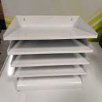 Retro brievenstaandaard postbakjes metaal, Verzamelen, Ophalen, Overige typen