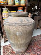 Oude grote aardewerk kruik, Ophalen, Gebruikt, Overige kleuren, Aardewerk of Porselein