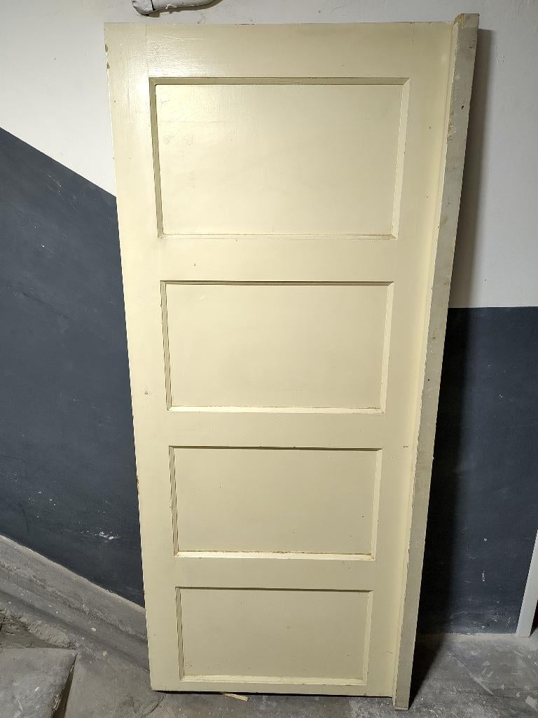 2x Paneeldeur (184,8 bij 77,7), Ophalen, Gebruikt, Minder dan 80 cm, Binnendeur