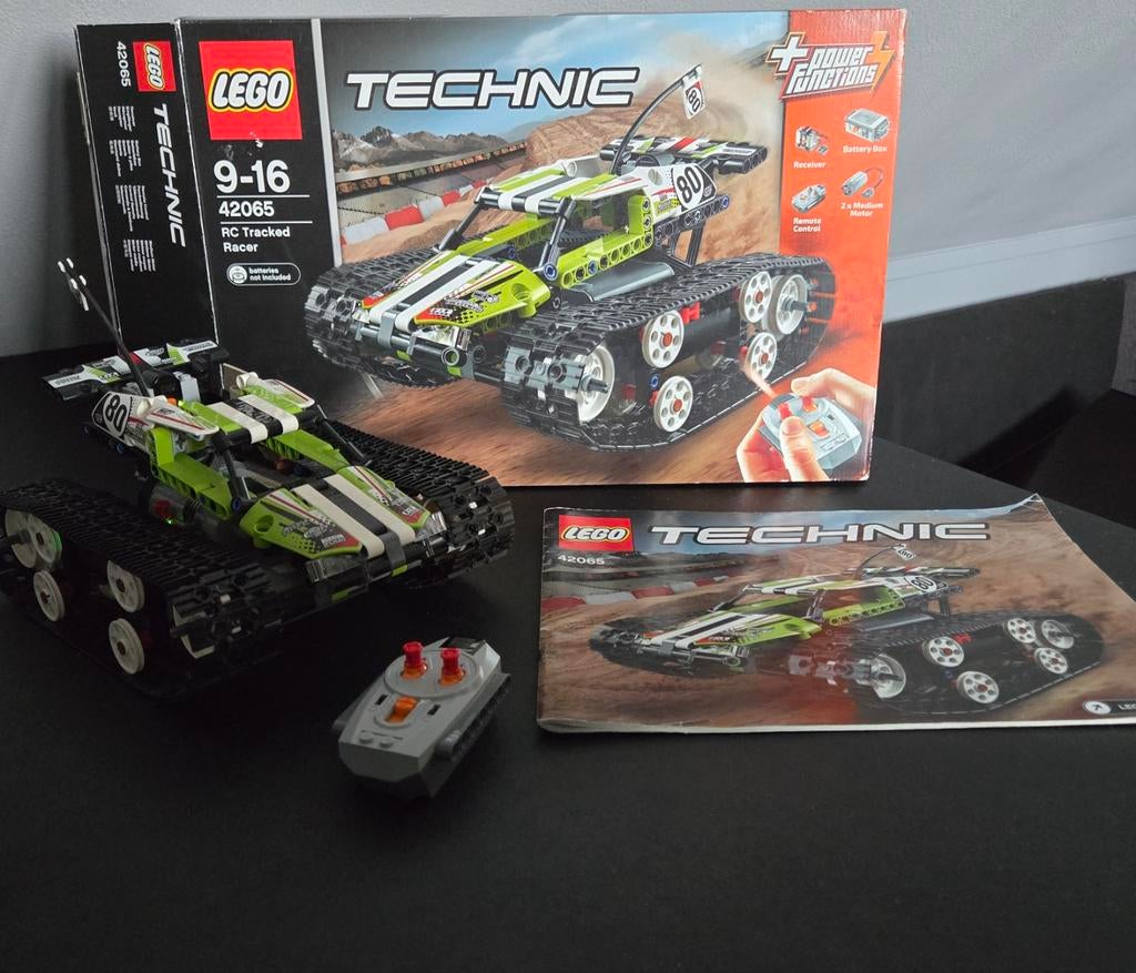 Lego Technic 42065 RC Tracked Racer, Ophalen, Compleet, Lego, Zo goed als nieuw