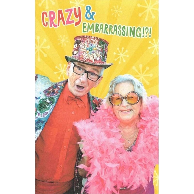 Verjaardagskaart Crazy & Embarrassing Stichting Superwens!, Diversen, Ophalen of Verzenden, Nieuw