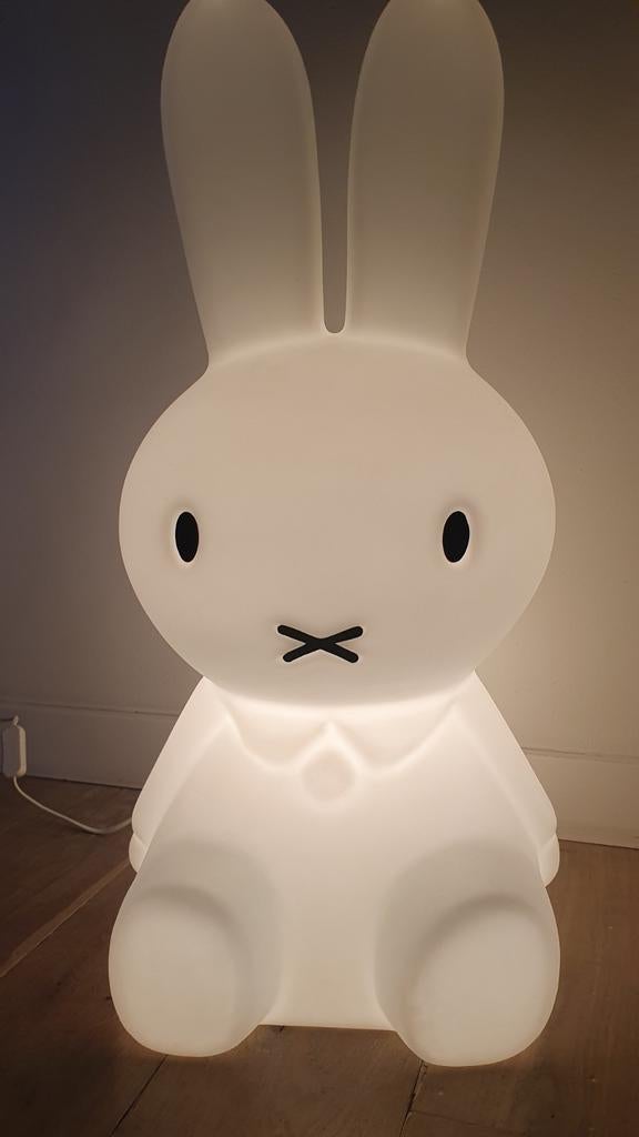 Mr Maria Nijntje Lamp XL - Grote Miffy Nachtlamp, Ophalen of Verzenden, Zo goed als nieuw, Modern, Kinderkamer, Design