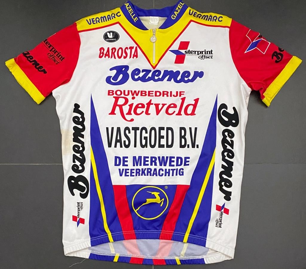 Wielershirt BEZEMER-RIETVELD-VASTGOED – RON MACKAY, Ophalen of Verzenden, Overige typen