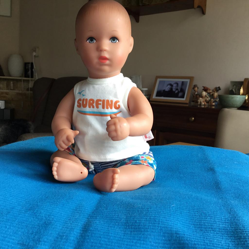 Nieuwe Lieve bade baby Kathe Kruse pop - wegens leeftijd, Ophalen of Verzenden, Nieuw, Babypop