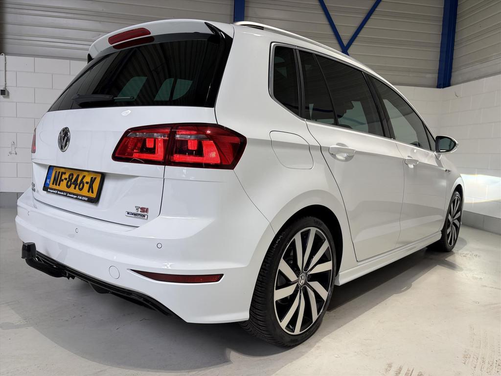 Volkswagen Golf Sportsvan 1.4 TSI 150pk BMT 5D DSG R-Line, P, Auto's, Gebruikt, Euro 6, Alcantara, Wit