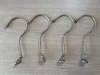 4 zware RVS gordijnembrasses, Minder dan 50 cm, Design, Ophalen of Verzenden, Zo goed als nieuw