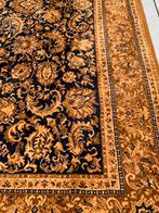 Prachtig Sfeervol Donkerblauw/Bruin Vintage Vloerkleed., Ophalen, Bruin, 200 cm of meer, Zo goed als nieuw