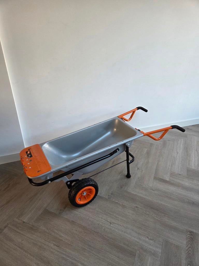 Worx WG050 8-in-1 kruiwagen, Ophalen, Nieuw, Handmatig, Opvouwbaar