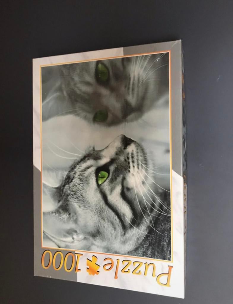 Kat Puzzle 1000, Ophalen, Meer dan 50 stukjes, Zo goed als nieuw, 6 jaar of ouder
