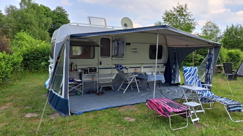 Voortent Brand Capri Luxus 12, Ophalen, Gebruikt, Ten Cate All Season 200g/m2, Brand