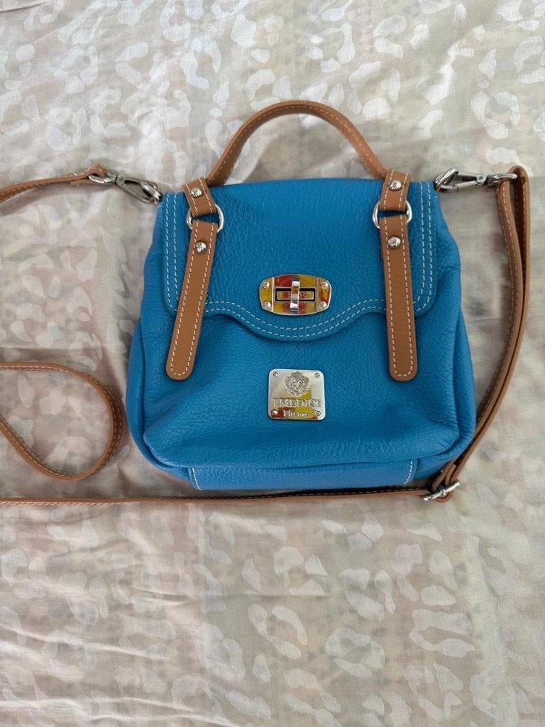 I Medici Firenze Handtas, Ophalen of Verzenden, Gebruikt, Blauw, Handtas