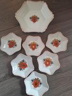 Set van 7 Wesel schaaltjes met stadswapen, Ophalen of Verzenden