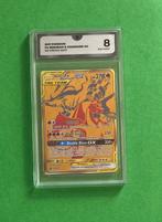 Reshiram & Charizard GX SM247 (Graded 8), Hobby en Vrije tijd, Verzamelkaartspellen | Pokémon, Ophalen of Verzenden, Nieuw, Losse kaart