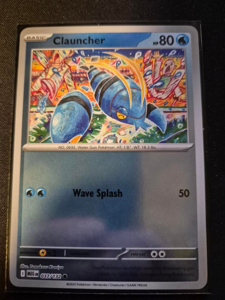 Clauncher Pokémon Kaart - 037/132 - Nieuwstaat, Ophalen of Verzenden, Zo goed als nieuw, Losse kaart