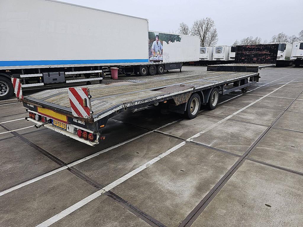 KELBERG D500V/SAFS/90 2 axle semi low bed, Zwart, Bedrijf, Geïmporteerd, Aanhangers en Opleggers