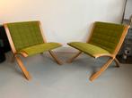 Fritz Hansen stoelen groen, 75 tot 100 cm, Ophalen of Verzenden, Zo goed als nieuw, Stof