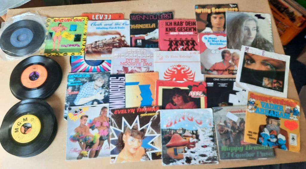 partij singels, Cd's en Dvd's, Vinyl Singles, Ophalen of Verzenden, Gebruikt, Pop