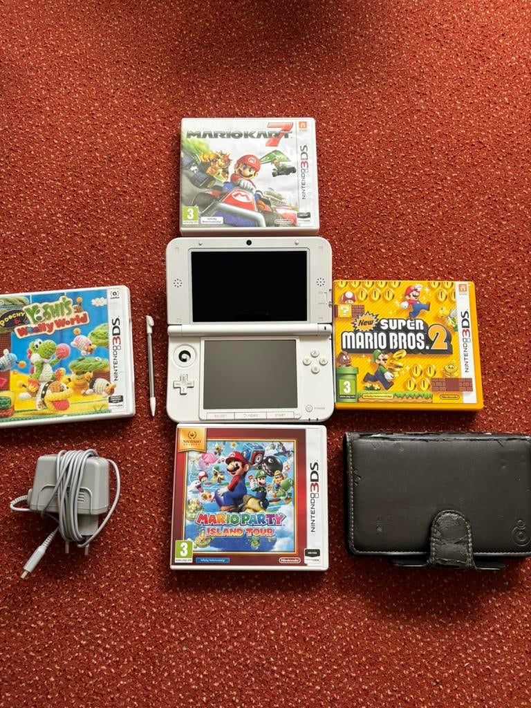 Nintendo 3DS XL met games, Ophalen of Verzenden, Zo goed als nieuw, 3DS, Met games