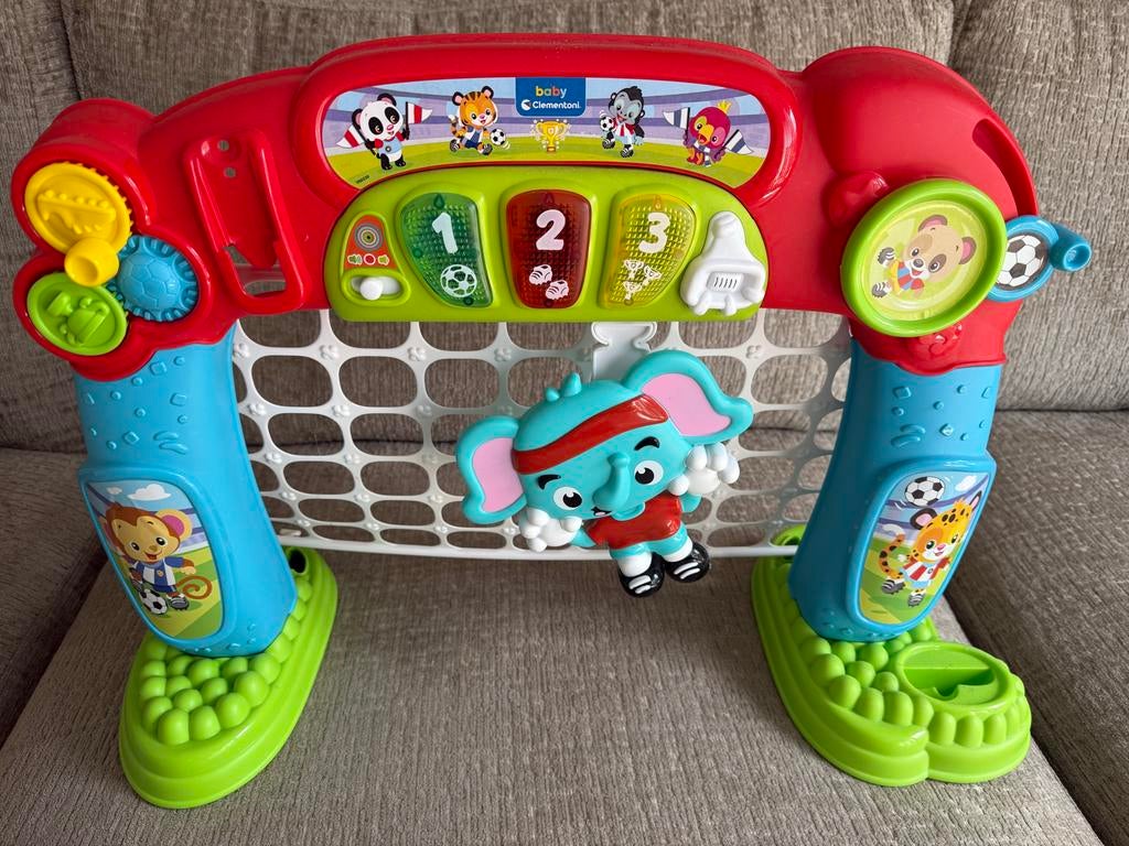 Baby Clementoni voetbal doel, Ophalen of Verzenden, Zo goed als nieuw, Jongen of Meisje