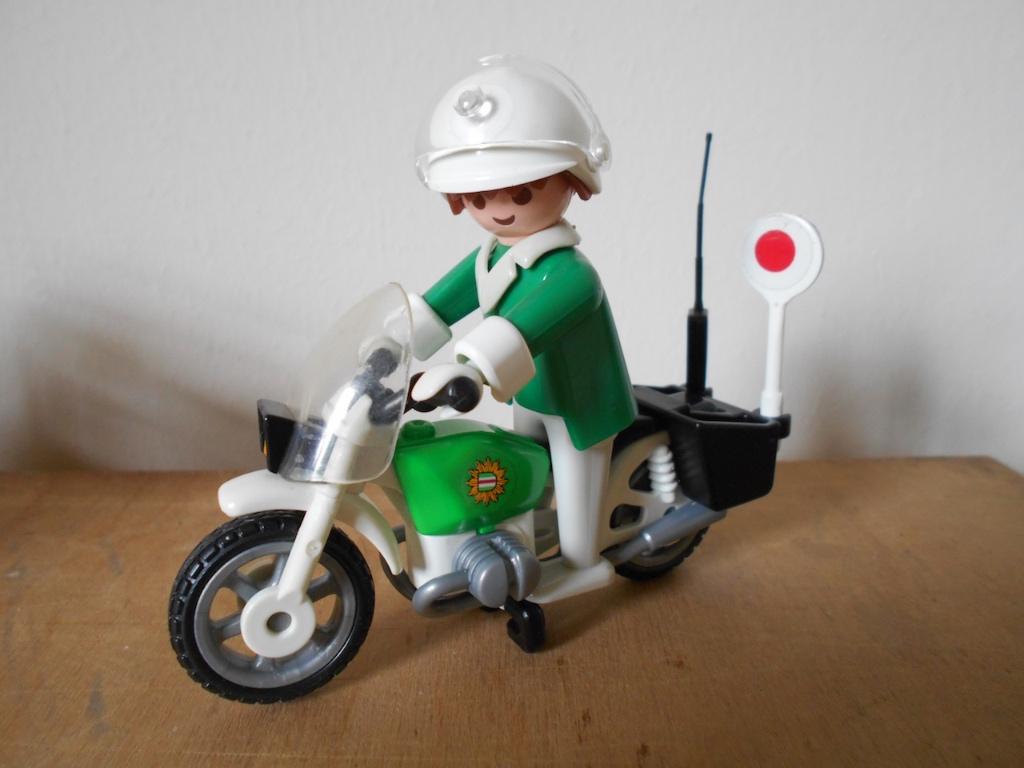 Playmobil 3564x motoragent, vintage, Ophalen of Verzenden, Gebruikt, Complete set