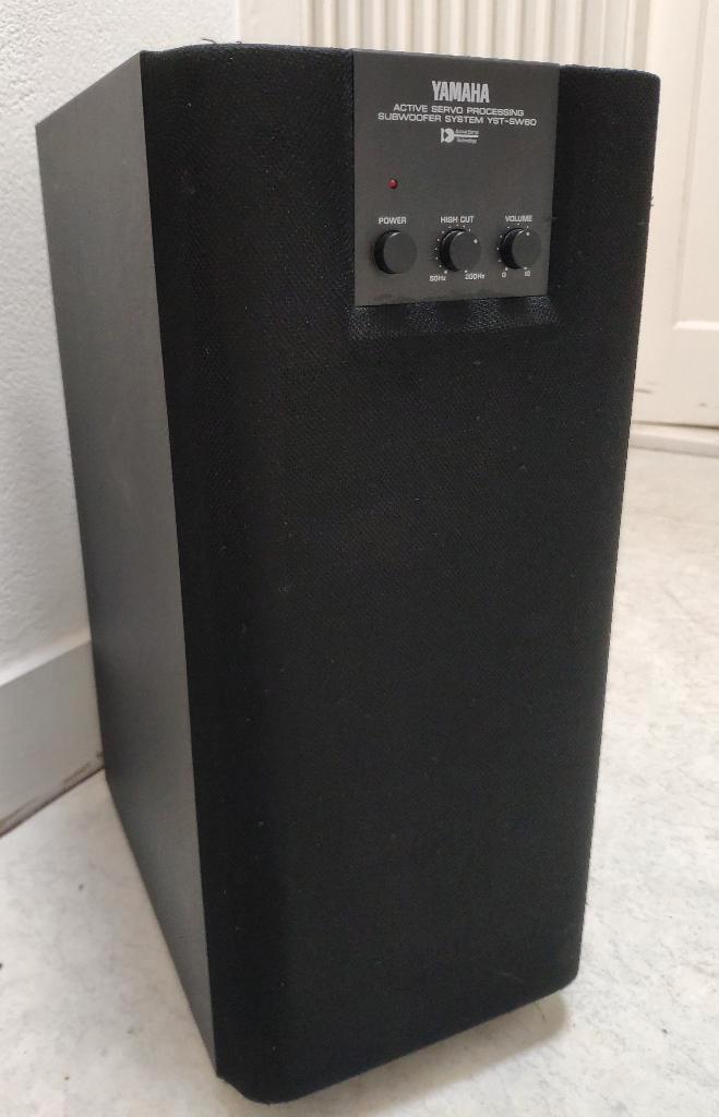 Yamaha YST-SW60 subwoofer active servo system, Audio, Tv en Foto, Luidsprekers, Gebruikt, Subwoofer, 60 tot 120 watt, Overige merken