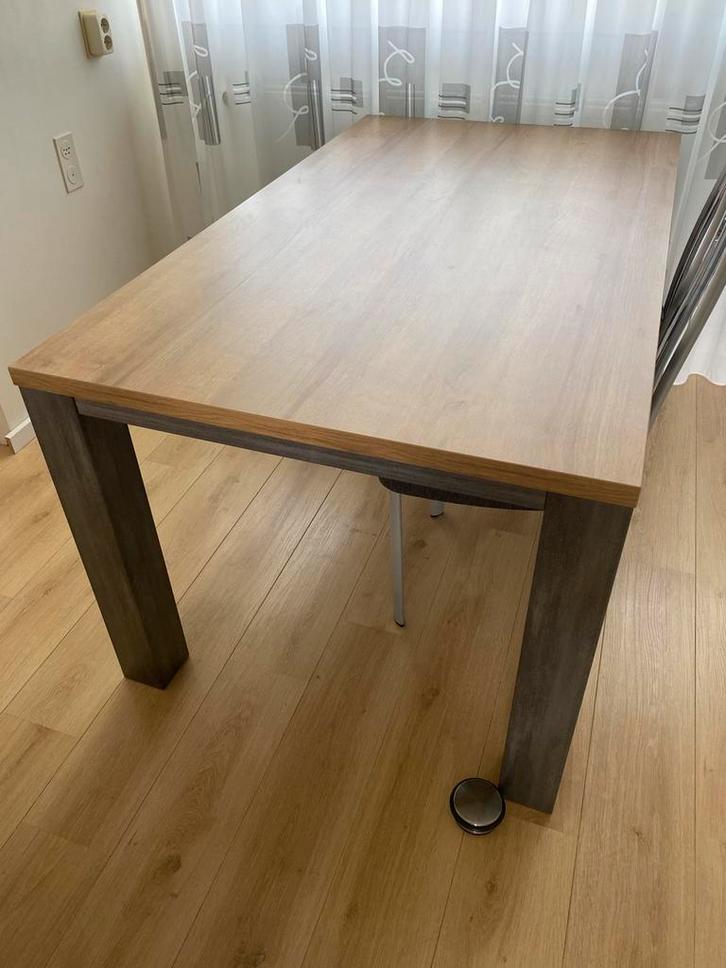 Eettafel, Huis en Inrichting, Tafels | Eettafels, Zo goed als nieuw, 50 tot 100 cm, 200 cm of meer, Rechthoekig, Ophalen