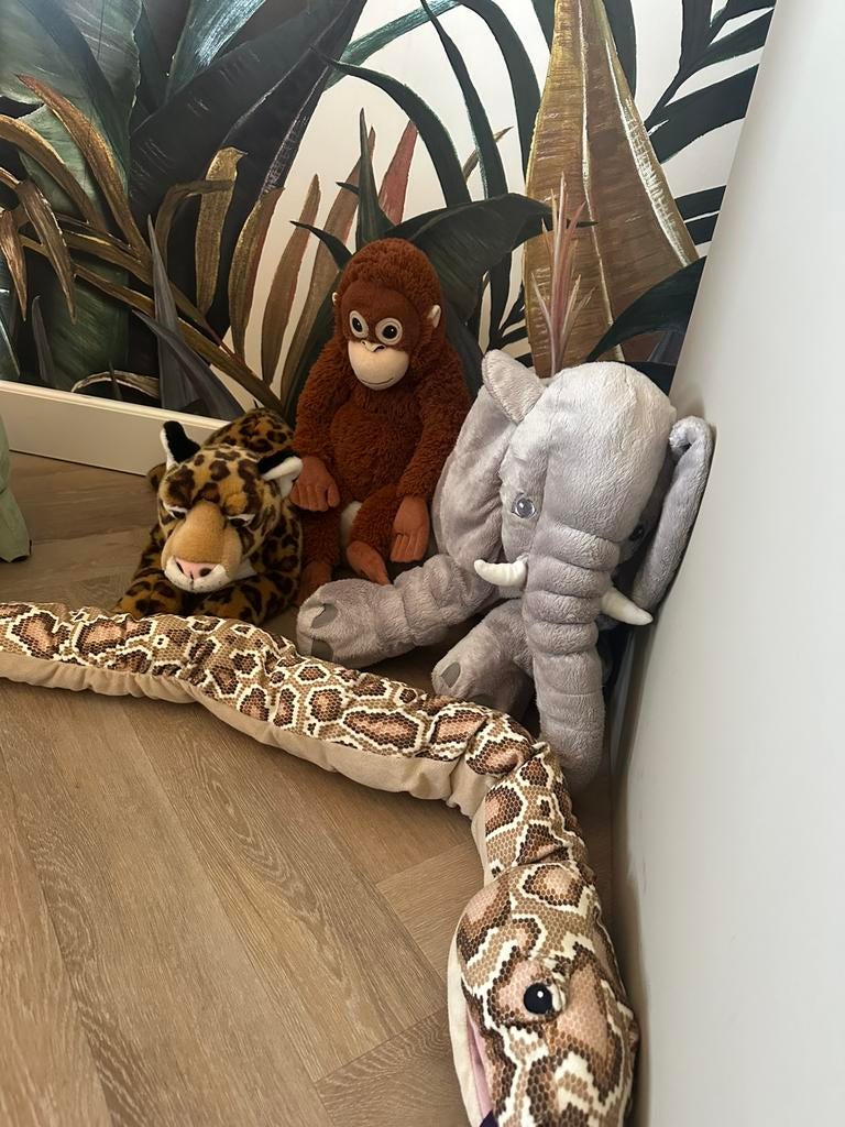 4 knuffels van ikea, Ophalen, Zo goed als nieuw