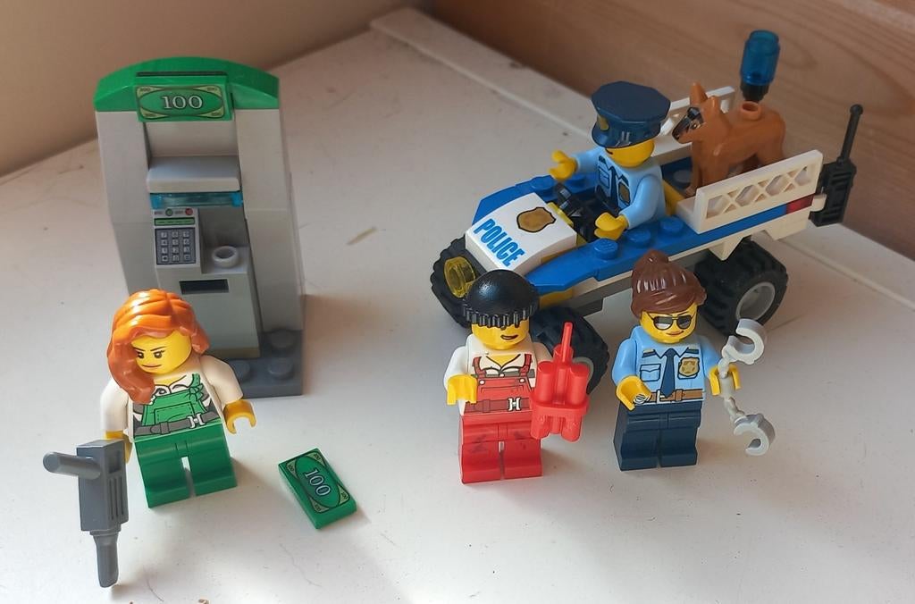60136 Lego city plofkraak, Kinderen en Baby's, Speelgoed | Duplo en Lego, Lego, Compleet, Ophalen of Verzenden, Zo goed als nieuw