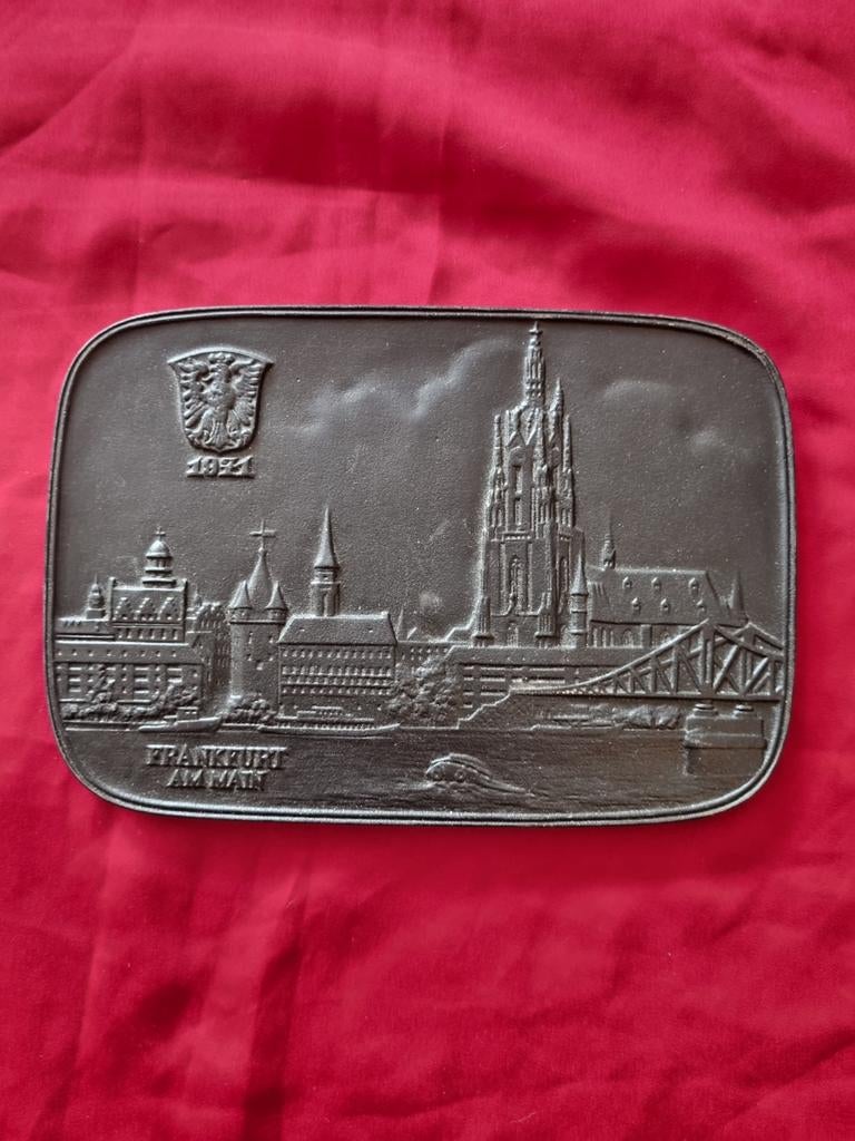 Set van 3 historische plaquettes., Verzamelen, Ophalen of Verzenden, Gebruikt