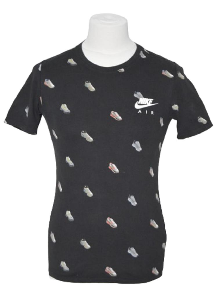 Vintage Nike Air, The Nike Tee, t-shirt, shirt, zwart, Mt. S, Kleding | Heren, T-shirts, Verzenden, Zwart, Nike Air, Zo goed als nieuw