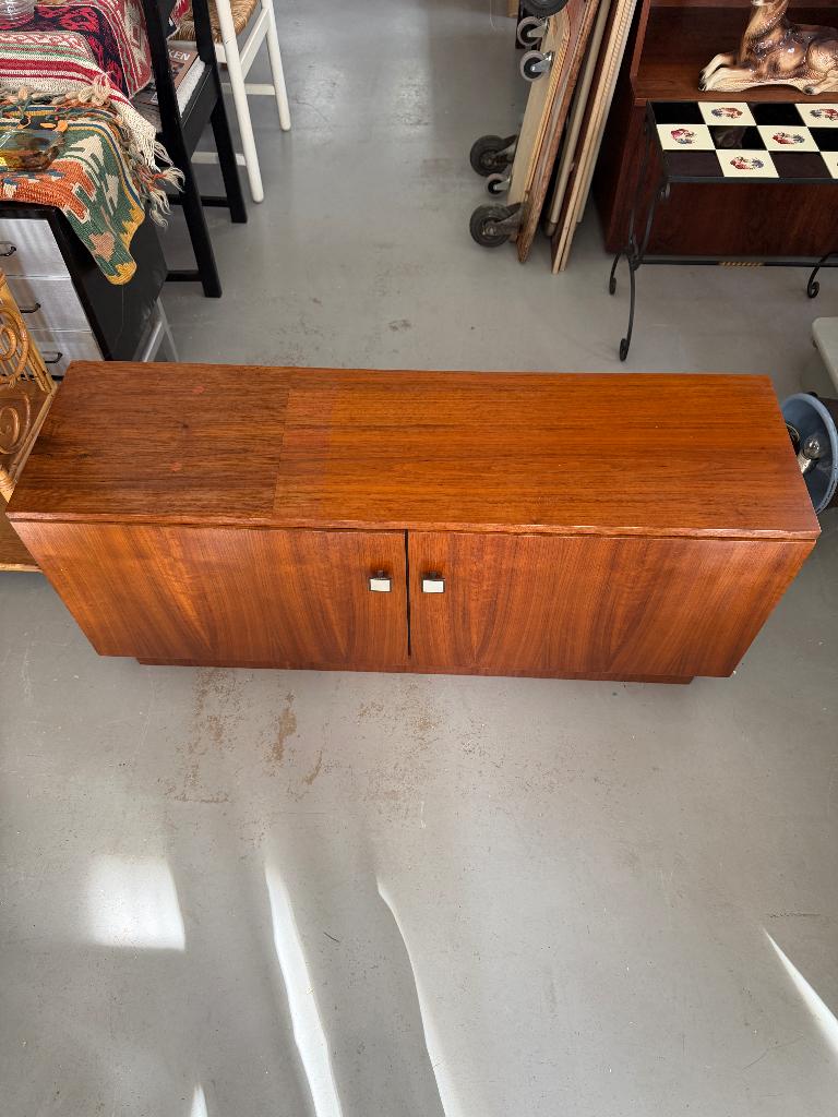 Vintage design, midcentury low board, dressoir jaren 60, Ophalen, 100 tot 150 cm, -, -