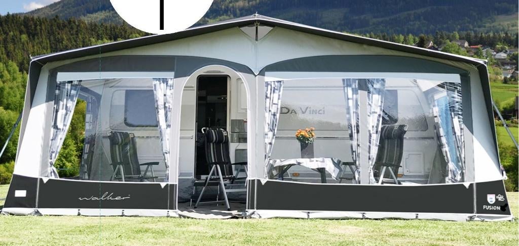 Voortent Walker Fusion 240 maat 16 omloopmaat 1020-1035, Ophalen, Gebruikt, Ten Cate All Season 240g/m2, Walker Campingstyle