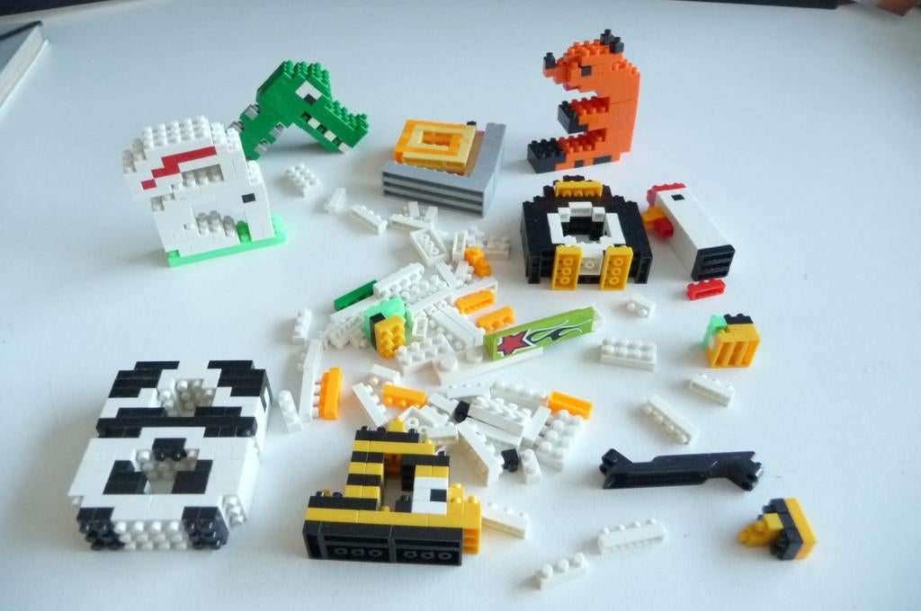 SETJE MINI LEGO OM LEGO IN HET KLEIN TE BOUWEN ALS NIEUW, Verzenden, Zo goed als nieuw, Overige typen