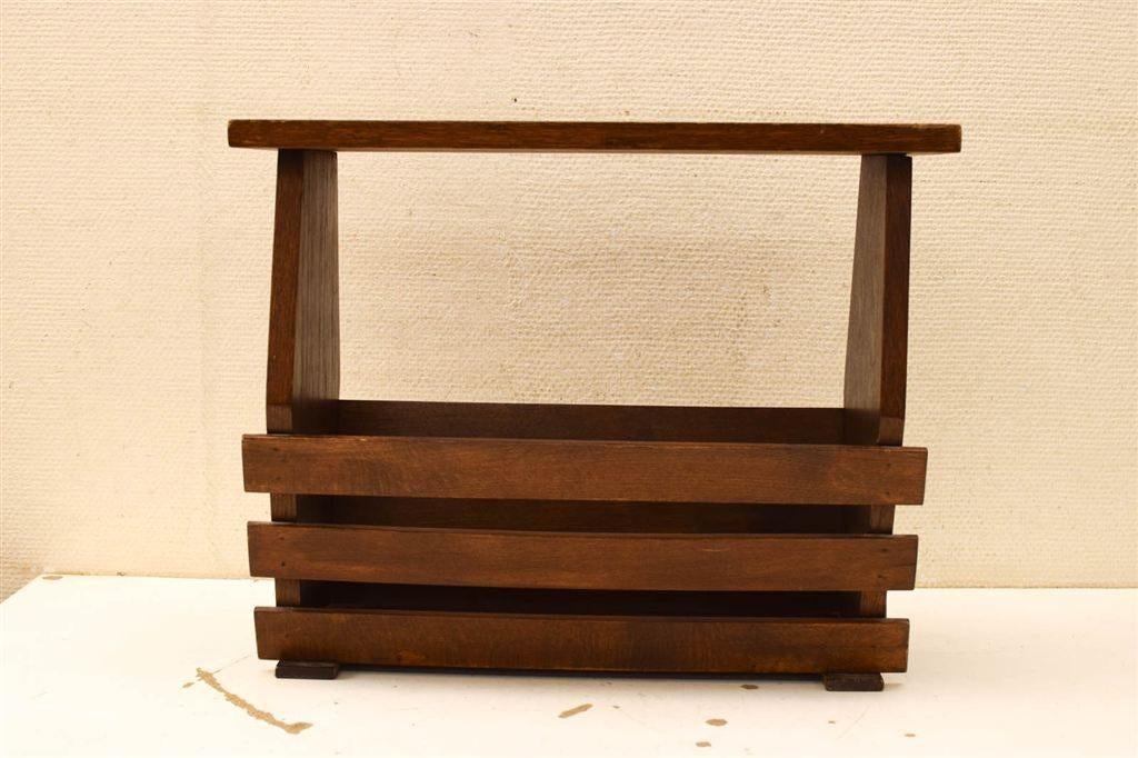 Houten Lectuurbak/krantenbak 50585