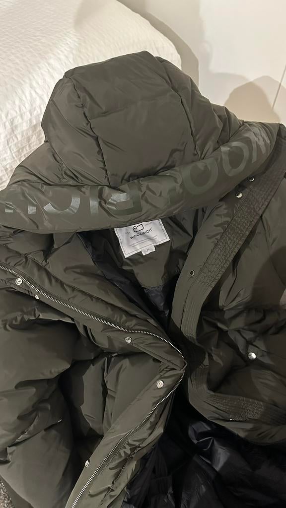 Woolrich Aurora Long Parka XL, Ophalen of Verzenden, Zo goed als nieuw, Maat 56/58 (XL), Groen