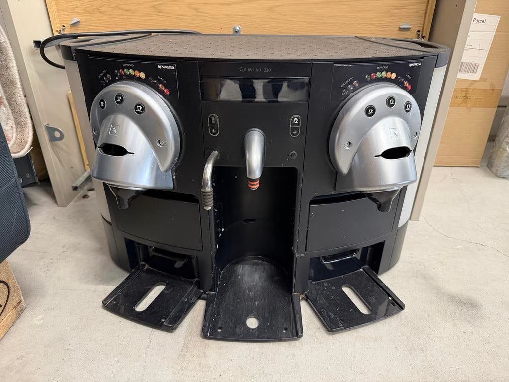 Nespresso Gemini 220 Professionele Koffiemachine - Compleet, Witgoed en Apparatuur, Koffiezetapparaten, Ophalen, Gebruikt, 10 kopjes of meer